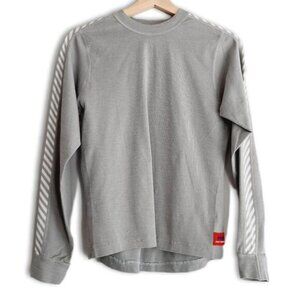 HELLY HANSEN | Long Sleeve Base Layer Crewneck Gray Top Sz L Flawed